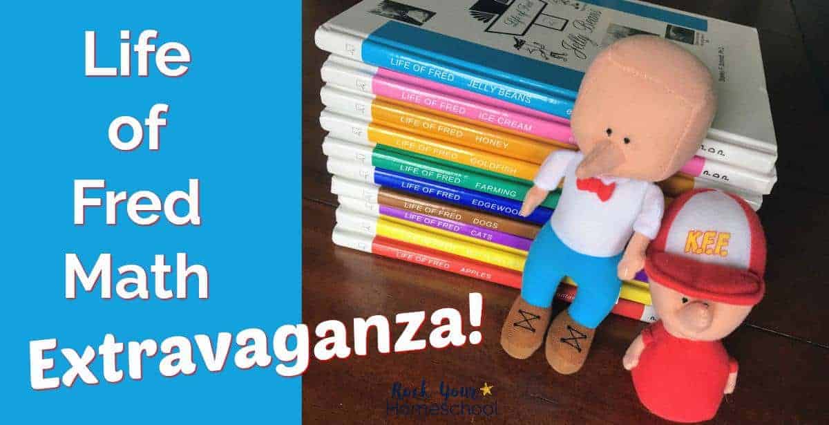 It's a Life of Fred Math Extravaganza! Find out why our homeschool loves using these resources to make math fun & engaging. 