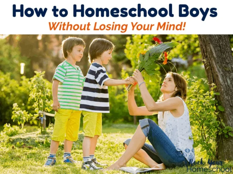 How to Homeschool Boys (Without Losing Your Mind!)