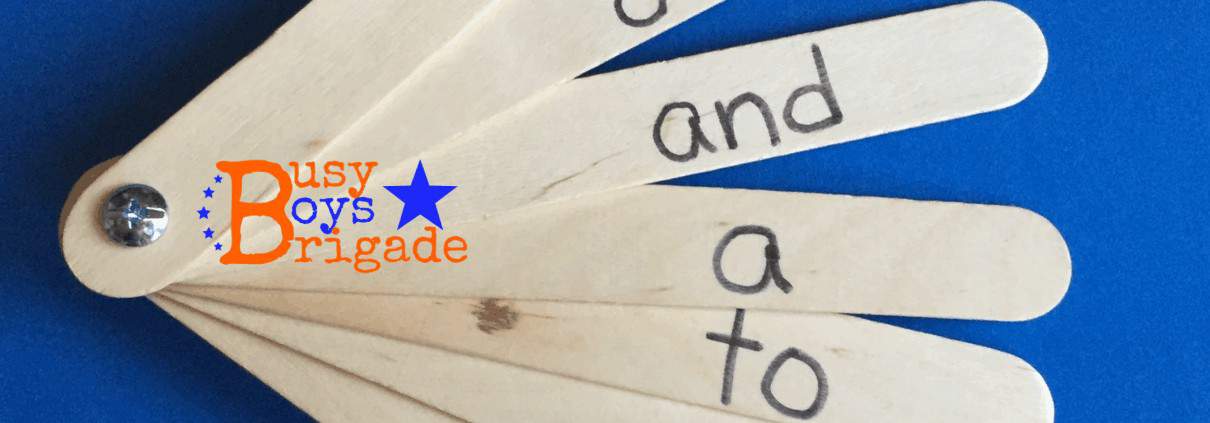 craft sticks fandex sight words