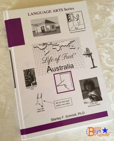 Life of Fred language arts book Australia