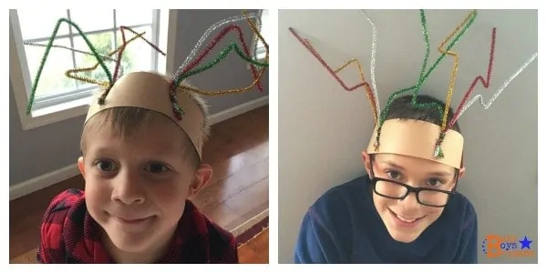 holiday learning fun reindeer headband