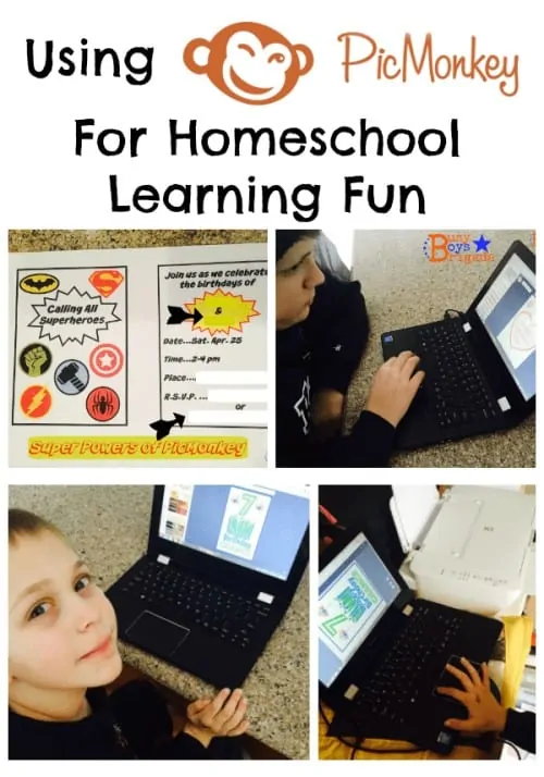 PicMonkey homeschool learning fun