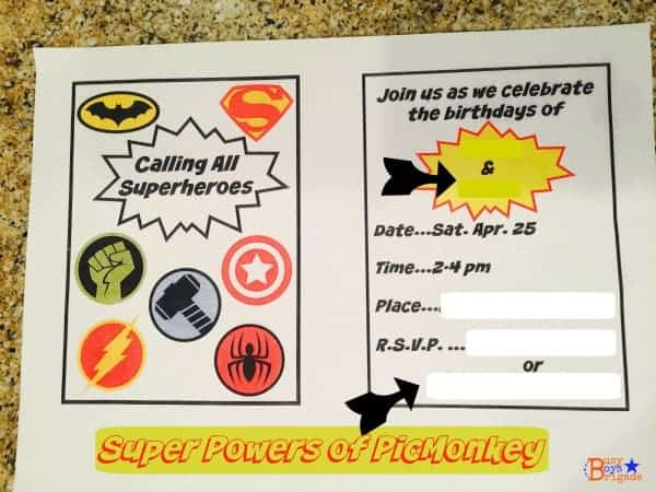 PicMonkey Homeschool learning fun party invite
