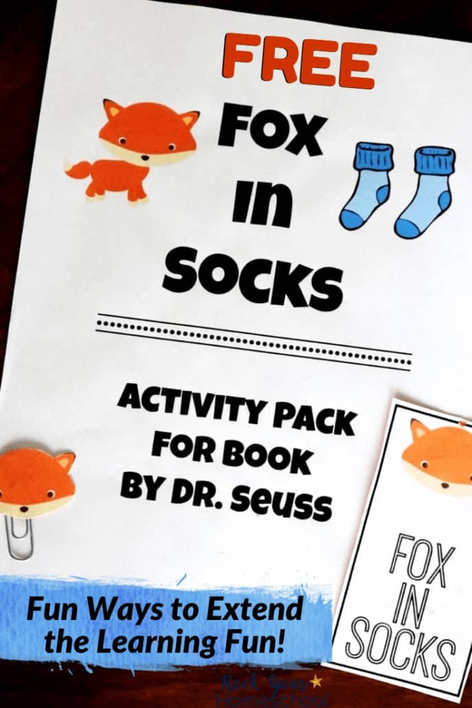 Fox In Socks Free Printables