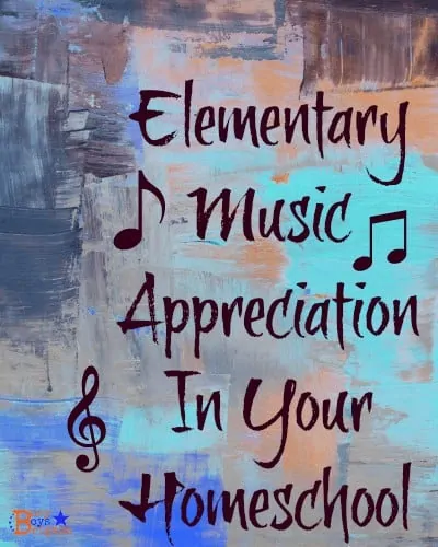 elementary music appreciation homeschool