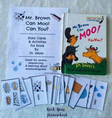 Free Printable Pack For Mr. Brown Can Moo! Can You?