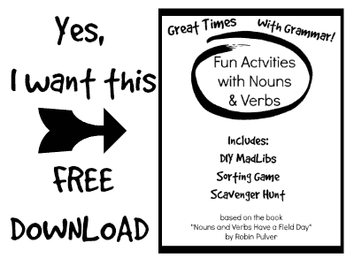 Fun Activities With Nouns & Verbs