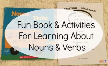 Fun Book & Activities For Learning About Nouns & Verbs