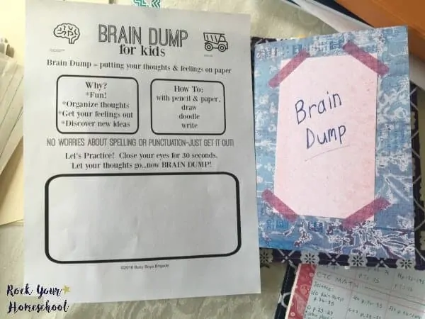 Discover how you can use a brain dump in your homeschool to help your kids and yourself!