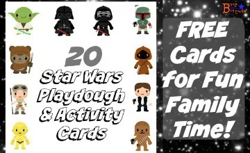 20 Star Wars Cards Your Kids Will Love For Playdough & More!