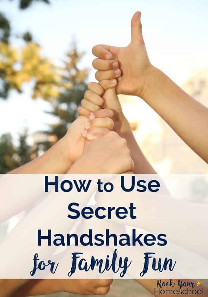 Discover how our family with five boys uses secret handshakes to build family fun & special connections.