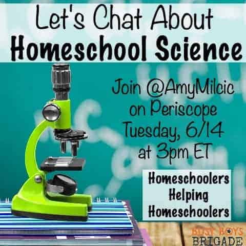 Let's chat about homeschool science is a fabulous series dedicated to homeschoolers helping homeschoolers. 