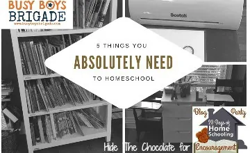 5 Things You ABSOLUTELY Need To Homeschool