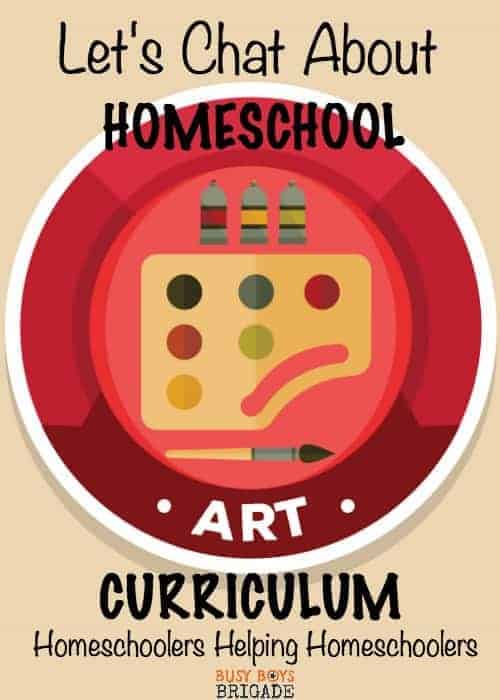 Let's chat about homeschool art curriculum is part of a blog & Periscope series dedicated to homeschoolers helping homeschoolers.