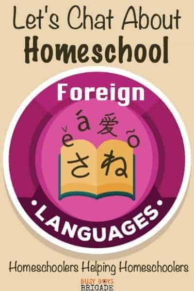 Let's chat about homeschool foreign languages curriculum is part of a Periscope & blog series dedicated to homeschoolers helping homeschoolers.