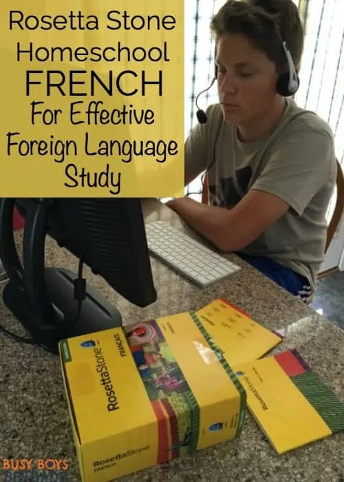 Looking for way to teach your kids a foreign language? Discover why Rosetta Stone Homeschool French is an effective way for homeschool families to provide their children with quality foreign language studies.