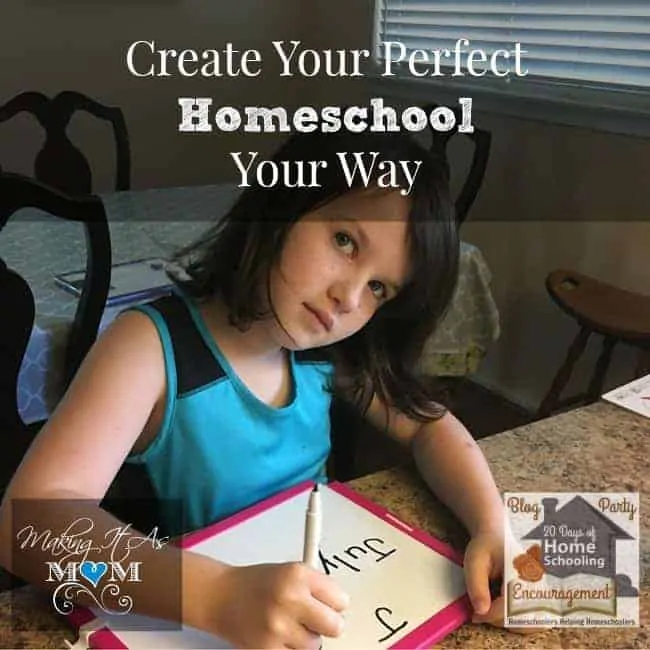 Read recommendations from Karen from Making It As Mom for helping your create your own perfect homeschool. Part of 20 Days of Homeschooling Encouragement.