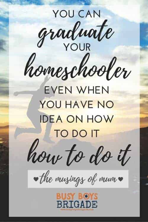 You Can Graduate Your Homeschooler Even When You Have No Idea On How To Do It! Tatiana of The Musings of Mum shares from her experiences on how she has successfully graduated homeschoolers-even with a late start. Part of 20 Days of Homeschooling Encouragement Blog Party.