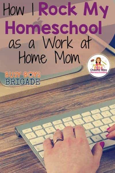 how I rock my Homeschool as a work at home mom