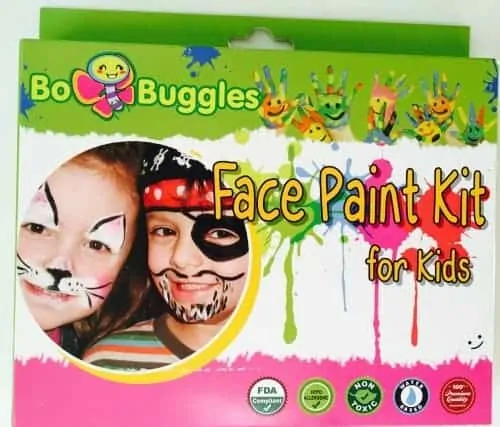 Use face paints as a fun way to celebrate homeschool first day!