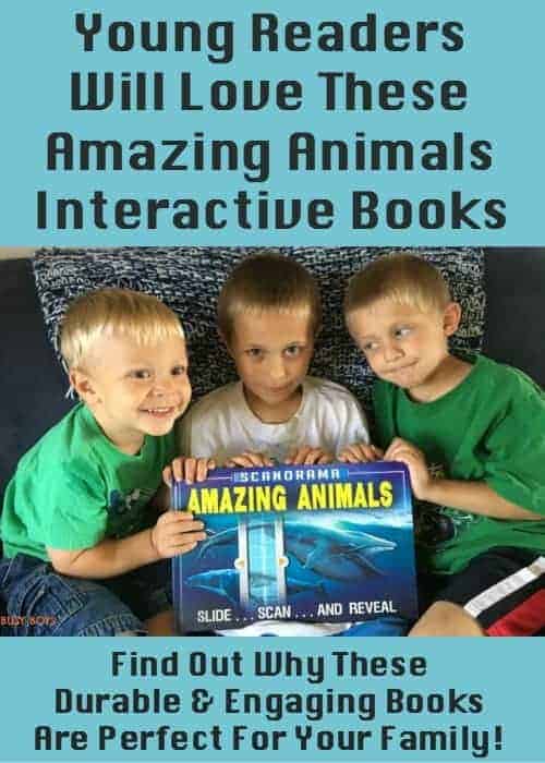 These interactive books with cool features are sure to engage your young and older readers. Find out why are family loves this Scanorama: Amazing Animals by Silver Dolphin Books. Learn some extra ways to extend the learning fun with these books, too!