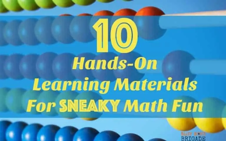 Looking for some stealthy ways to get your kids to learn? Check out these awesome 10 hands-on learning materials for sneaky math fun. Help your kids have have fun and learn when they don't even realize it!