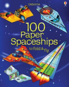 Use this 100 Paper Spaceships book by Usborne for tons of homeschool math fun.