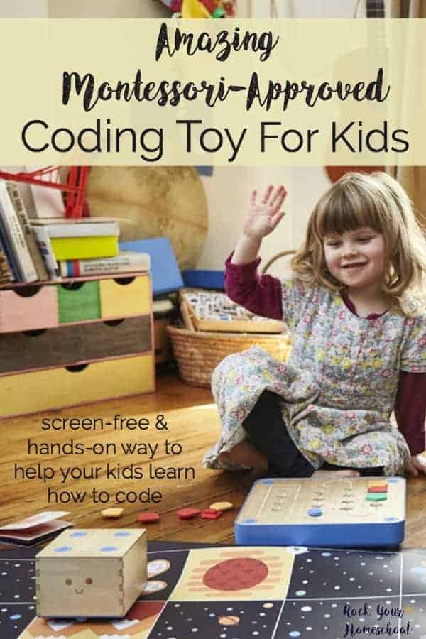 Do you want a screen-free way to help your kids learn how to code? Find out how this Montessori-approved toy can engage your kids and help them learn coding. Great for learning &amp; practicing a variety of skills, Cubetto from Primo Toys is a fantastic resource for families who want to give their kids hands-on learning fun.