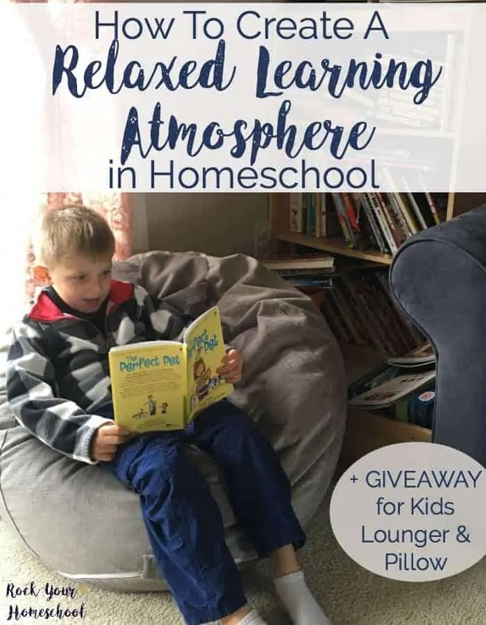 You CAN create a relaxed learning atmosphere in homeschool. Find out why a relaxed environment is perfect for many type of learners plus tips &amp; resources to inspire you. Discover how a relaxed approach to homeschooling works for our family-and how it can work for yours! 