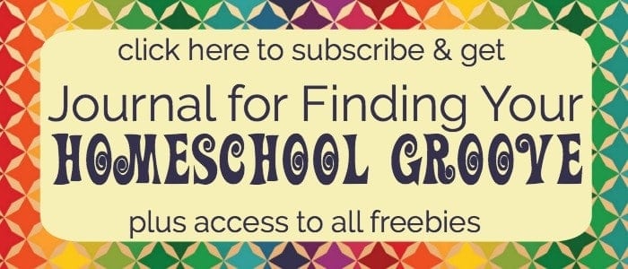 If you are looking for a simple and affordable way to cultivate personal, family, &amp; homeschool growth, this free printable Journal for Finding Your Homeschool Groove is what you want. With monthly themes and weekly prompts plus an introduction to effective journal keeping, this resource will help you rock your homeschool-and beyond!