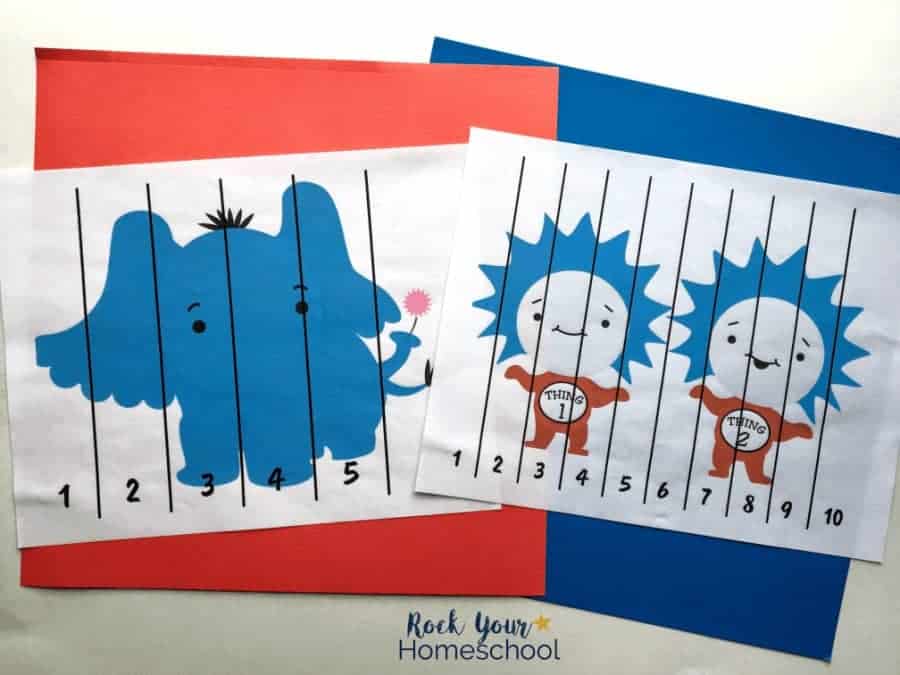 These easy puzzles are wonderful ways to get your younger kids excited about Learning Fun with Dr. Seuss pals