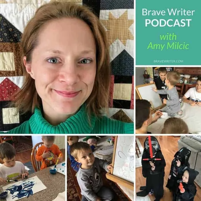 Check out my Brave Writer Lifestyle Podcast interview with Julie Bogart. Find out about our family's Brave Writer Lifestyle & more!