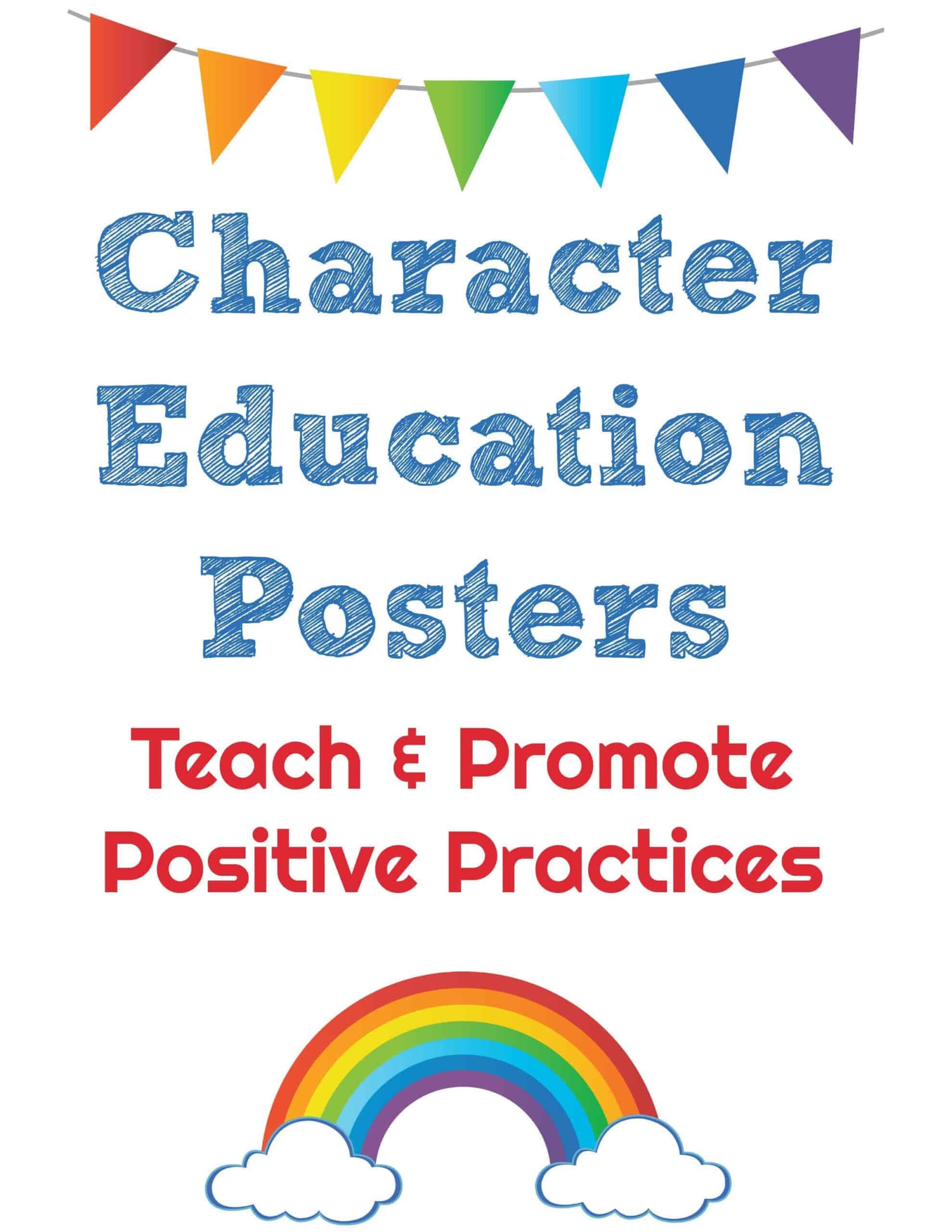 Character Education Posters Rock Your Homeschool