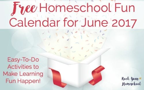 Want to add homeschool fun to your day but not sure how? Here are easy-to-do activities to add sparkle to your learning fun. Includes free monthly calendar with daily prompts &amp; weekly materials checklist so you can get right to the fun!