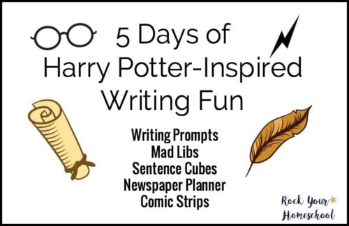 Join the celebration! 5 Days of Harry Potter-Inspired Writing Fun with free printable packs.