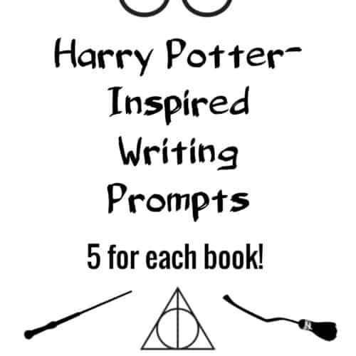 free printable pack for Harry Potter writing prompts for learning fun