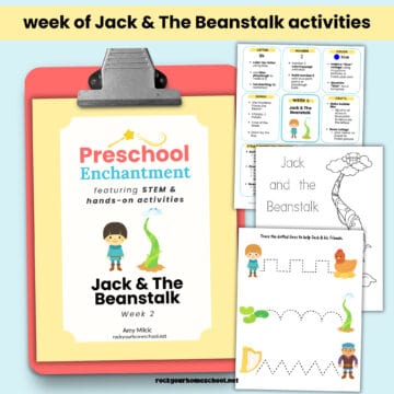 Jack And The Beanstalk Craft For Easy Fairy Tale Fun- Rock Your Homeschool
