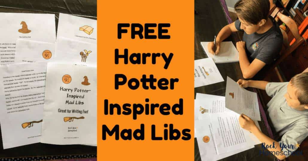Free Harry Potter-Inspired Mad Libs for Writing Fun Activities
