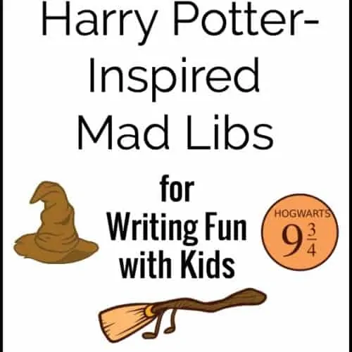 free printable pack for Harry Potter Mad Libs for writing fun and more