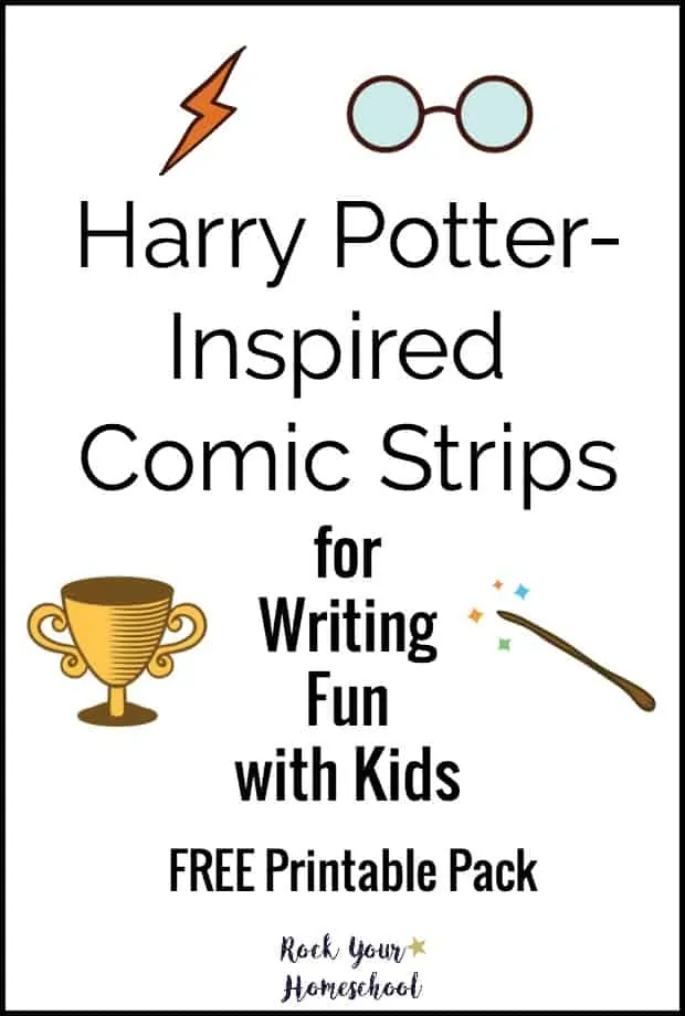 free printable pack of Harry Potter comic strips