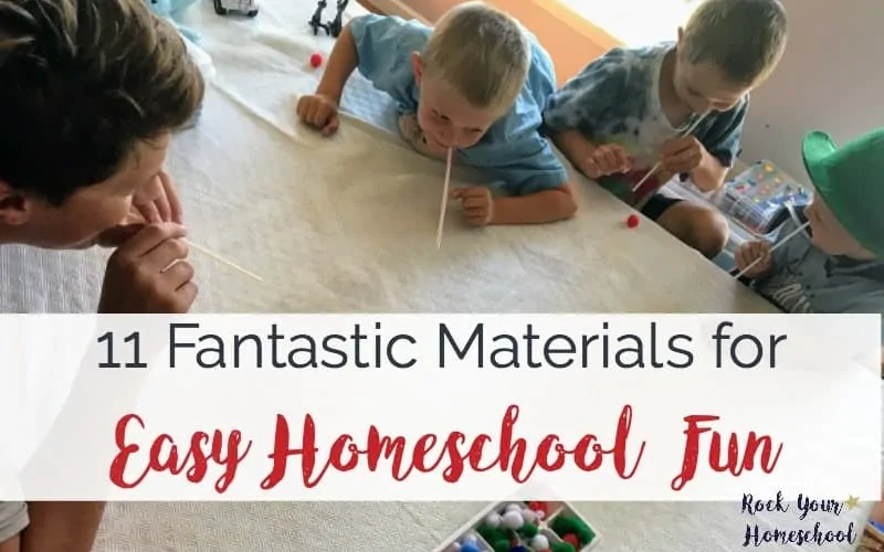 11 Fantastic Materials for Easy Homeschool Fun