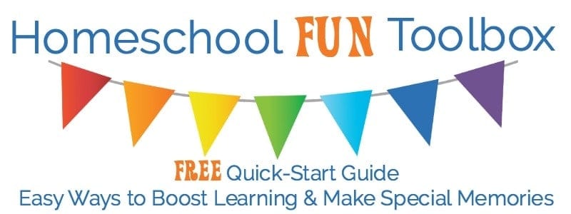 Get your free quick-start guide to building a homeschool fun toolbox today!