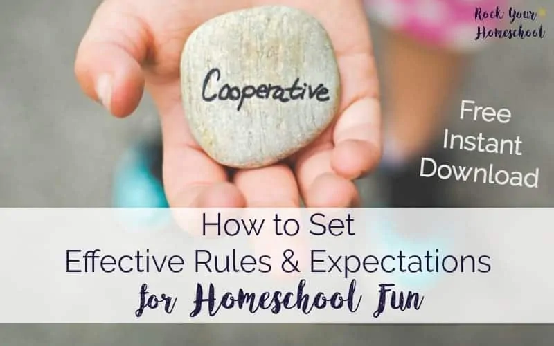How to Set Effective Rules & Expectations for Homeschool Fun