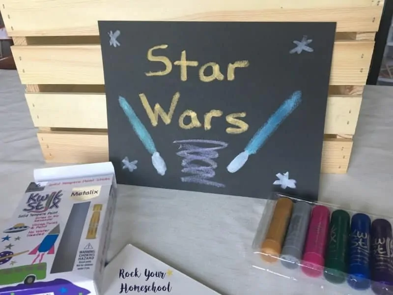 Use your Metalix Kwik Stix to create an awesome Star Wars themed poster.