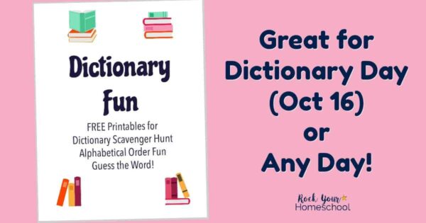 Dictionary Fun Activities that Kids Will Love (Free Printable Pack ...