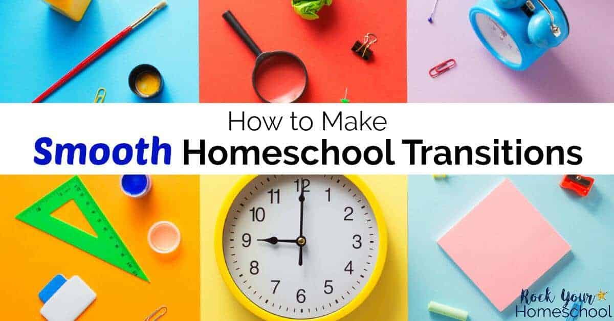 Are you tired of wasting time & energy dealing with resistance to change in your homeschool? Check out these tips & tricks for making smooth homeschool transitions.