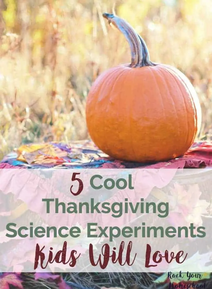 Keep your kids busy this holiday with 5 Cool Thanksgiving Science Experiments Kids Will Love! Great ideas for keeping kids busy on Thanksgiving or any day of the year.