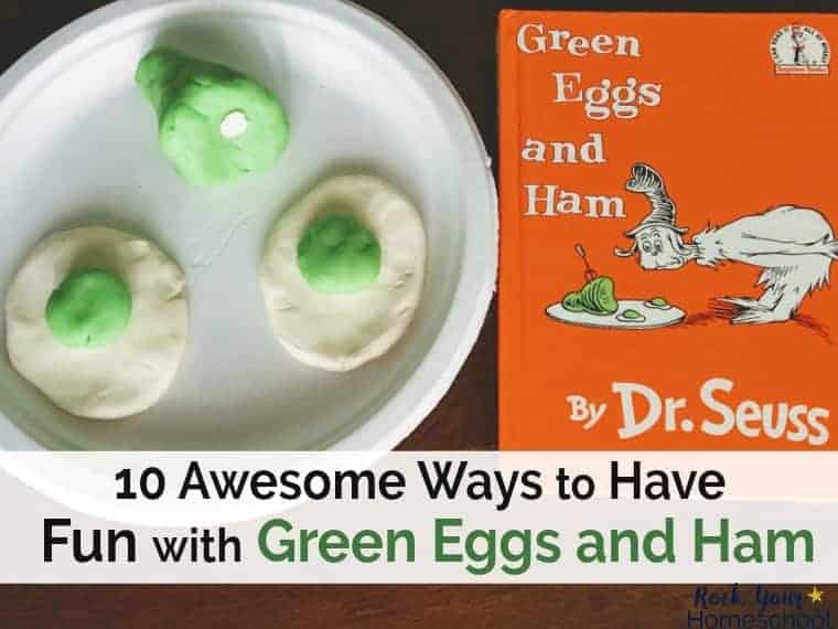 Extend the learning fun with Dr. Seuss! Here are 10 awesome ways to have fun with Green Eggs and Ham book.