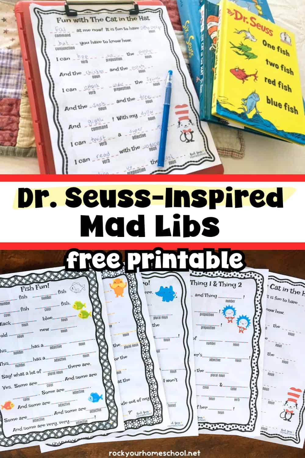 Dr. Seuss-Inspired Mad Libs for Fantastic Fun with Kids (Free) - Rock ...