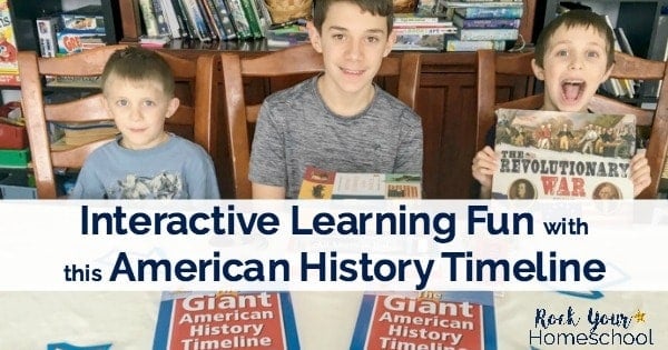 Add interactive learning fun to your homeschool with this comprehensive & affordable American history timeline resource.